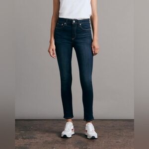 Rag and Bone High Rise Ankle Skinny Jeans